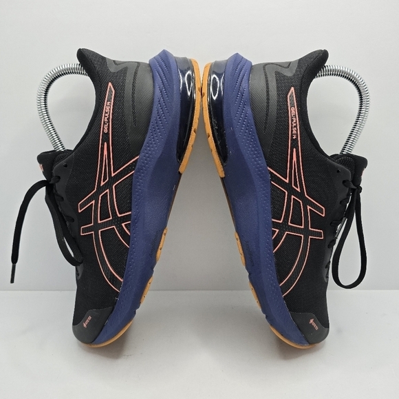 Asics | Gel-Pulse 14 'Black Shocking Orange' Gore-Tex running sneakers | WMS 7.5 - Picture 12 of 14